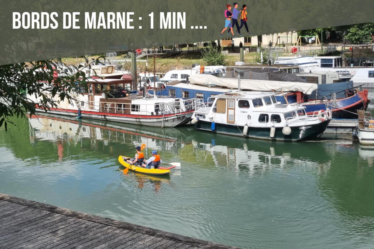 Evasion Entre Paris, Disneyland Et Bords De Marne Нуази-ле-Гран Екстериор снимка